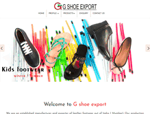 Tablet Screenshot of gshoe.com